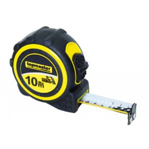 TOP MASTER Μετροταινία 10Μ*30ΜΜ με αυτόματη επαναφορά και μαγνήτη extreme φαρδύ 3η γενιά  260202