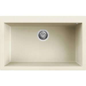 Νεροχύτης κουζίνας QUADRA 130 Bianco Antico 62 ELLECI 79x50cm