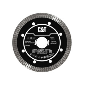 CAT Δίσκος κοπής διαμαντέ Turbo Super Thin (Gres) με δαχτυλίδι 125x22.23x1.4mm DA09032-1