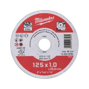 ΔΙΣΚΟΣ ΚΟΠΗΣ CD 125x1mm MW