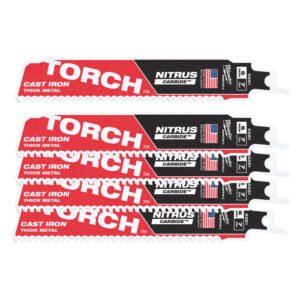 ΛΑΜΕΣ ΣΠΑΘΟΣΕΓΑΣ TCT ''TORCH'' NITRUS 150mm 5τεμ. MW