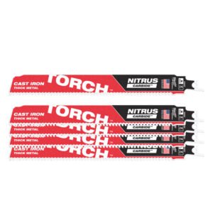 ΛΑΜΕΣ ΣΠΑΘΟΣΕΓΑΣ TCT ''TORCH'' NITRUS 230mm 5τεμ. MW