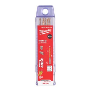 ΤΡΥΠΑΝΙΑ ΤΙΤΑΝΙΟΥ 1/4'' 2,5mm SET 10τεμ. MW