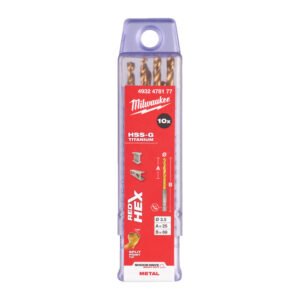 ΤΡΥΠΑΝΙΑ ΤΙΤΑΝΙΟΥ 1/4'' 3.5mm SET 10τεμ. MW