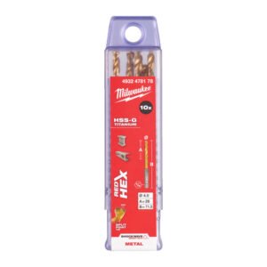 ΤΡΥΠΑΝΙΑ ΤΙΤΑΝΙΟΥ 1/4'' 4mm SET 10τεμ. MW
