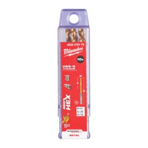 ΤΡΥΠΑΝΙΑ ΤΙΤΑΝΙΟΥ 1/4'' 4.5mm SET 10τεμ. MW