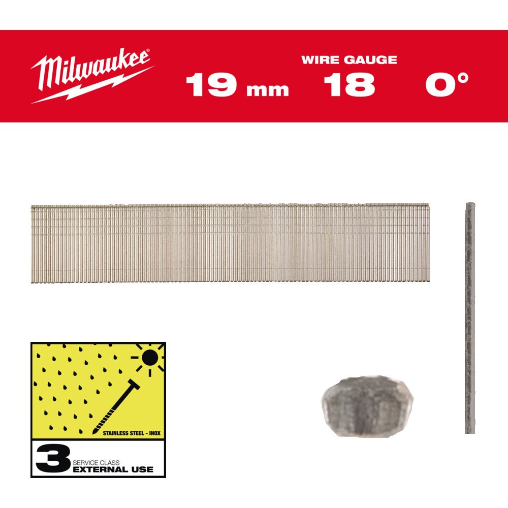ΒΕΛΟΝΑΚΙ INOX 18X19mm 10000τμχ MW