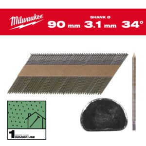 ΚΑΡΦΙΑ D 34° 7.4x3.1/90mm ΡΙΓΩΤΑ 2200τμχ MW