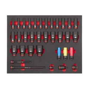 ΕΝΘΕΤΟ ΑΦΡΟΥ ΜΕ 1/2" ΚΑΡΥΔΑΚΙΑ SHW ΜΑΚΡΥΑ SET 34τεμ MW
