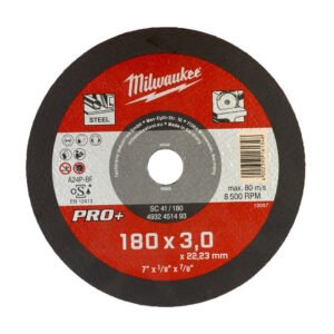 ΔΙΣΚΟΣ ΚΟΠΗΣ ΣΙΔΗΡΟΥ PRO+ 180x3.0mm MW
