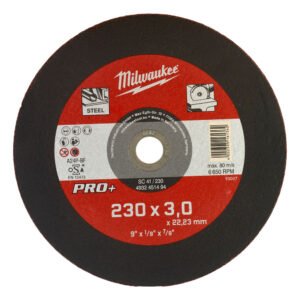 ΔΙΣΚΟΣ ΚΟΠΗΣ ΣΙΔΗΡΟΥ PRO+ 230x3.0mm MW