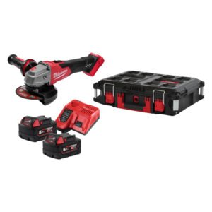 ΓΩΝΙΑΚΟΣ ΤΡΟΧΟΣ M18 FSAG125XB100P-502P KIT PACKOUT MW